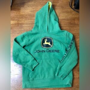 John Deere Yellow and Green Apparel Toddler Hoodie Size 6